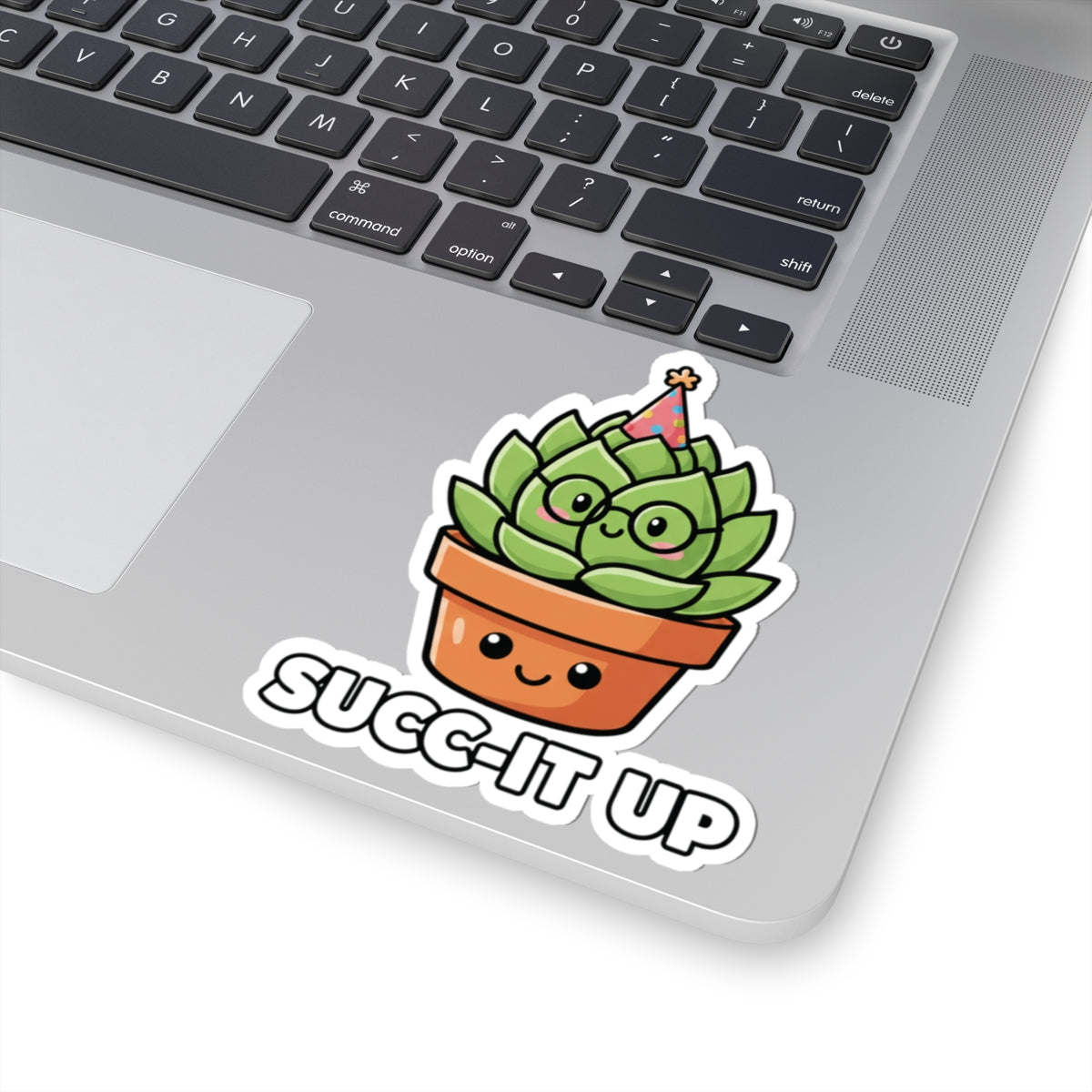 Cute Succulent Kiss-Cut Stickers, Fun Plant Decorations for Laptops, Water Bottles, Journals, Gift for Garden Lovers, Quirky Home Decor