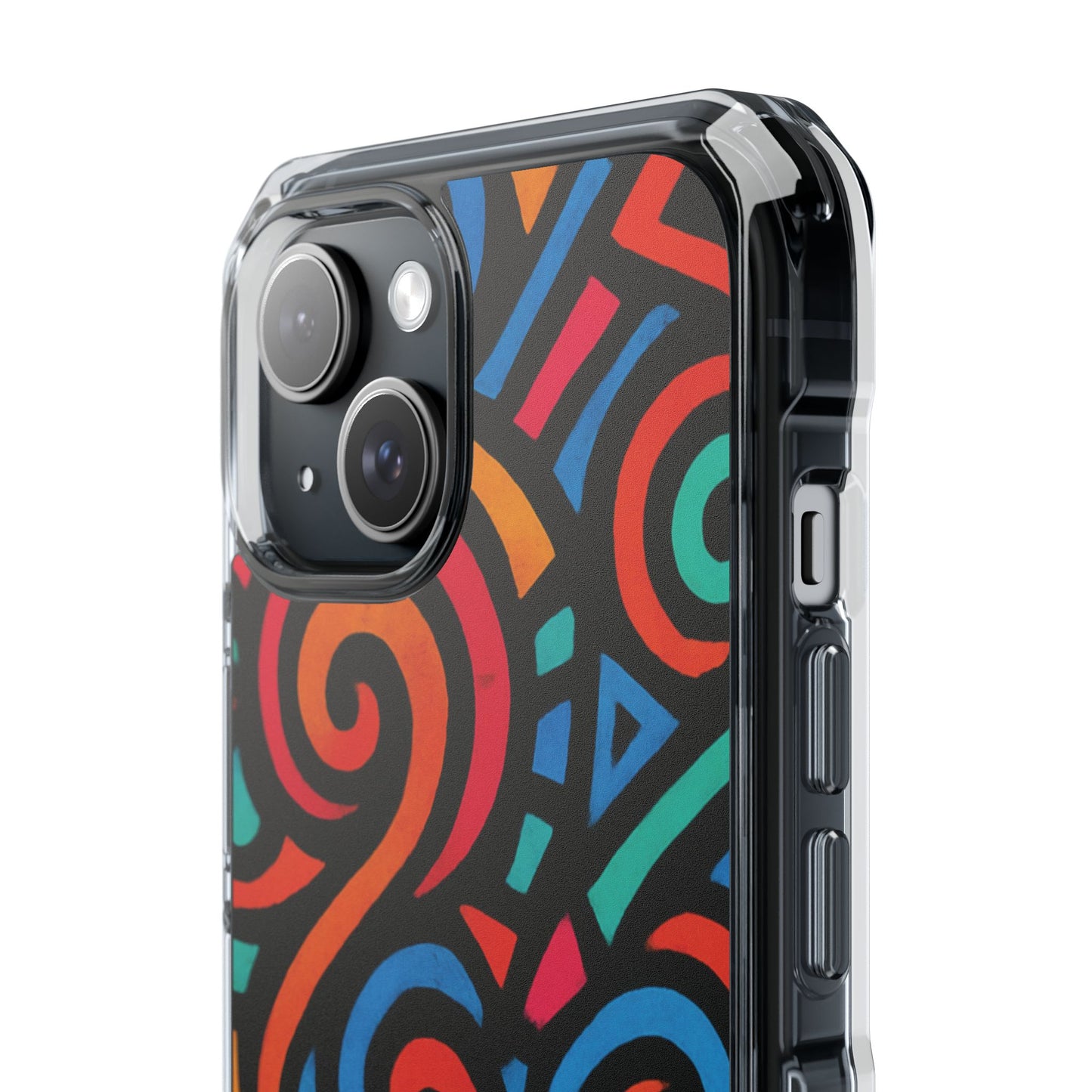 Colorful Phone Case, Stylish Clear Impact Cases for iPhone, Vibrant Protective Covers, Unique Phone Accessories, Gifts