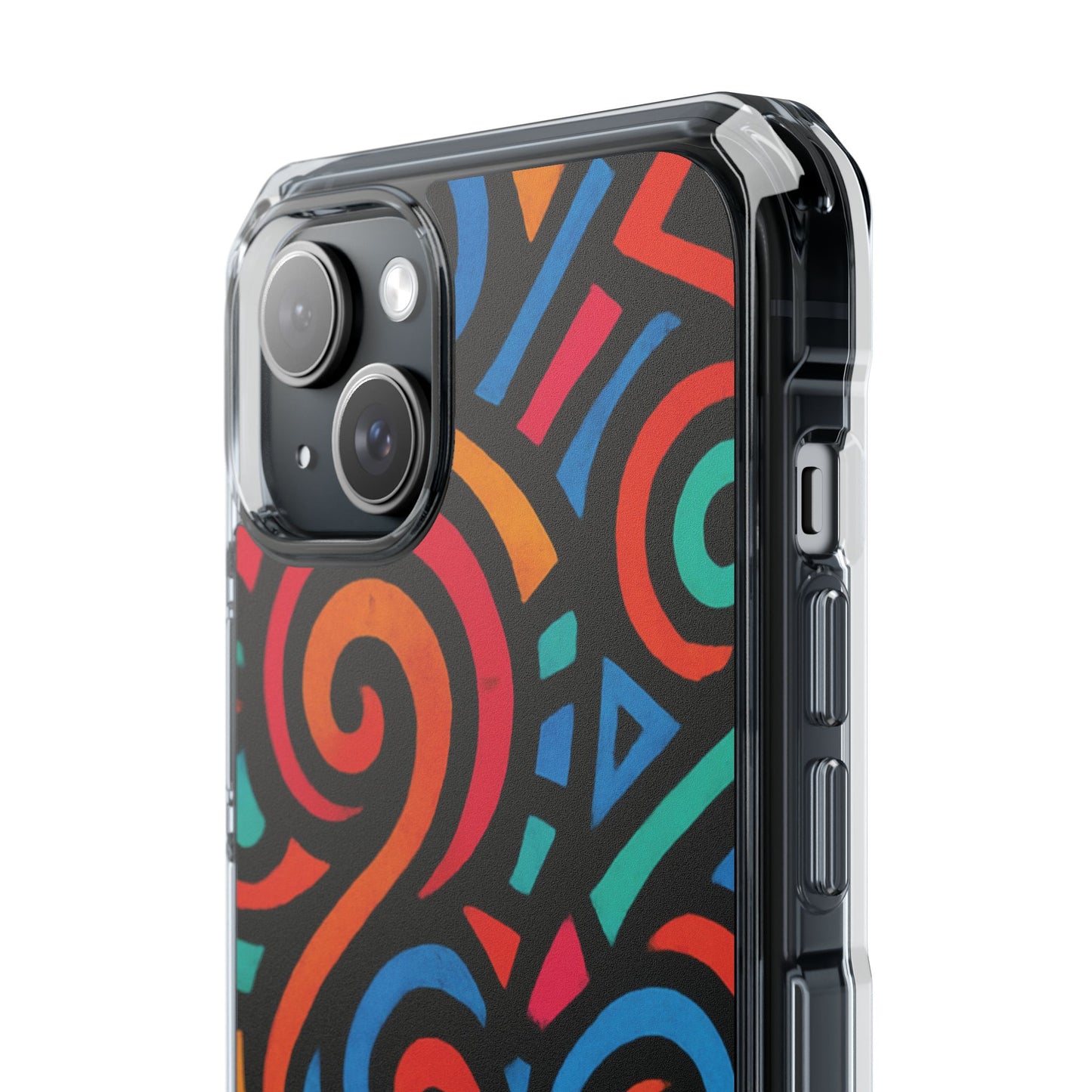 Colorful Phone Case, Stylish Clear Impact Cases for iPhone, Vibrant Protective Covers, Unique Phone Accessories, Gifts