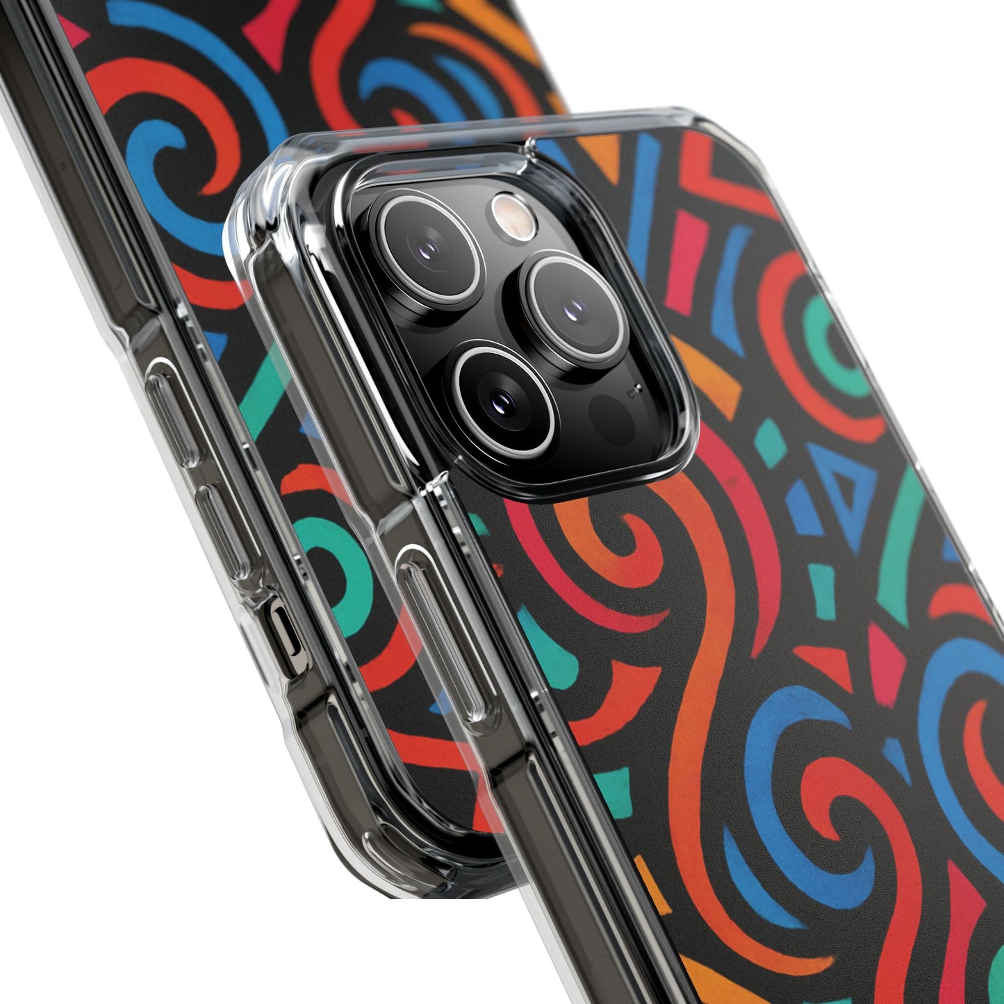 Colorful Phone Case, Stylish Clear Impact Cases for iPhone, Vibrant Protective Covers, Unique Phone Accessories, Gifts